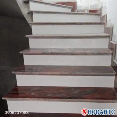 Đá ốp cầu thang đỏ sa mạc
