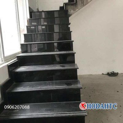 Đá ốp cầu thang kim sa trung