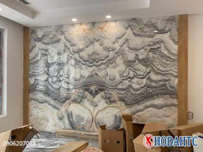 Đá ốp vách tivi mẫu 001