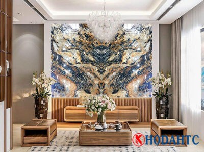 Đá ốp vách tivi tự nhiên